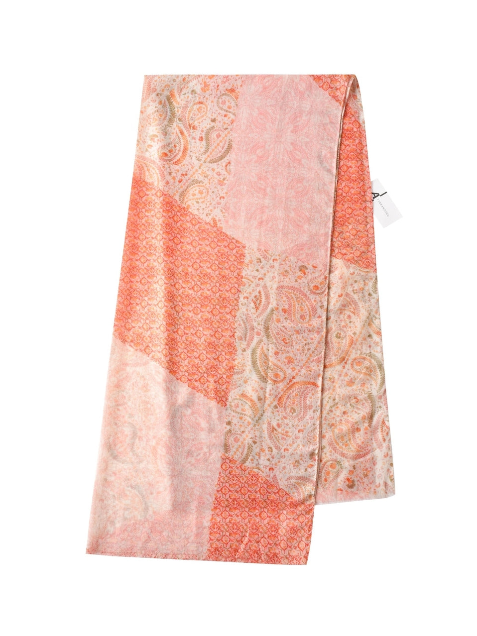 Peachy Boho Print Scarf