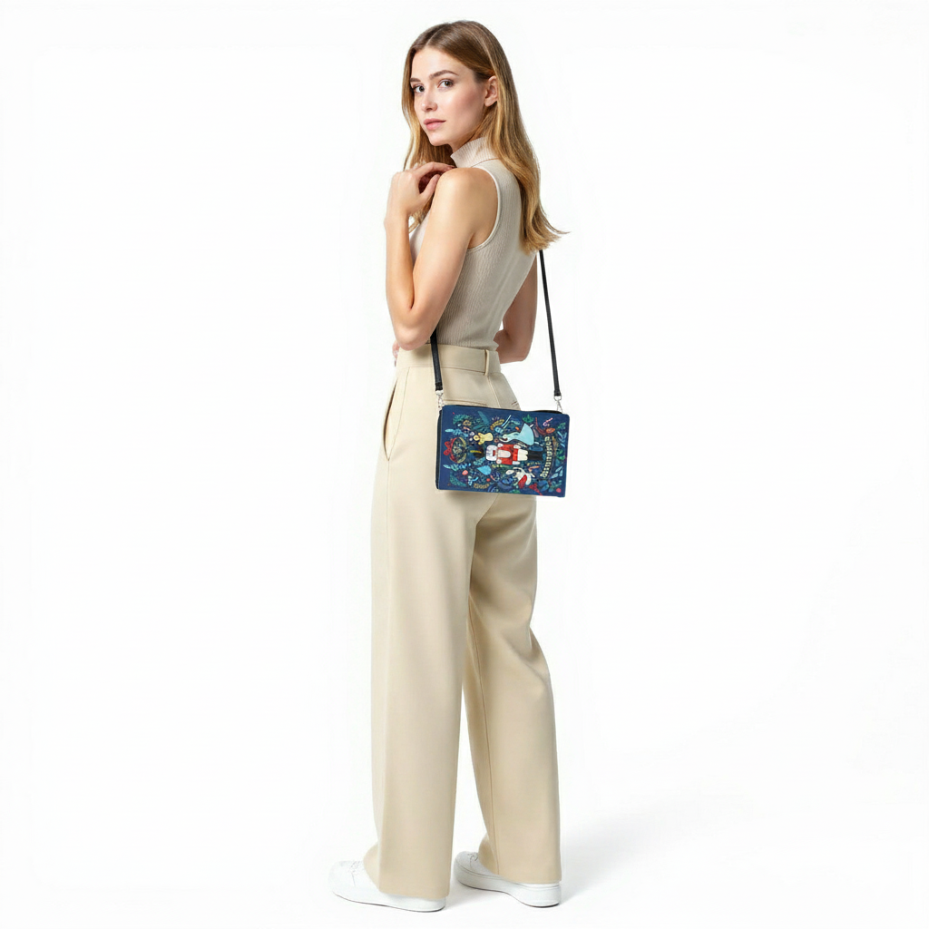 The Nut Cracker Book Clutch Bag in Vinyl