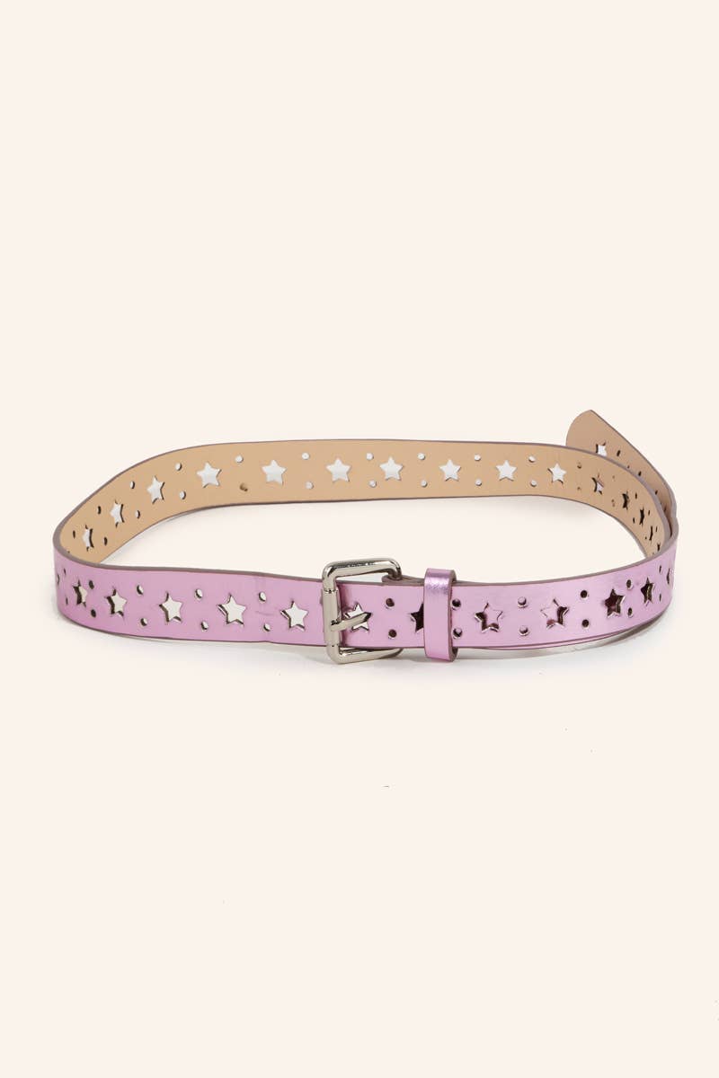 Multi Star Notch Fashion Belt