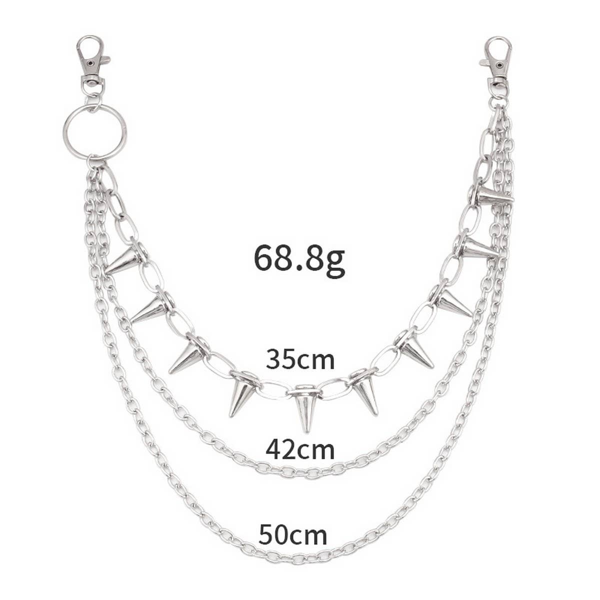 Punk Rivet Chain Belt