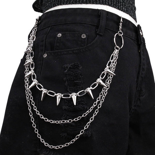Punk Rivet Chain Belt