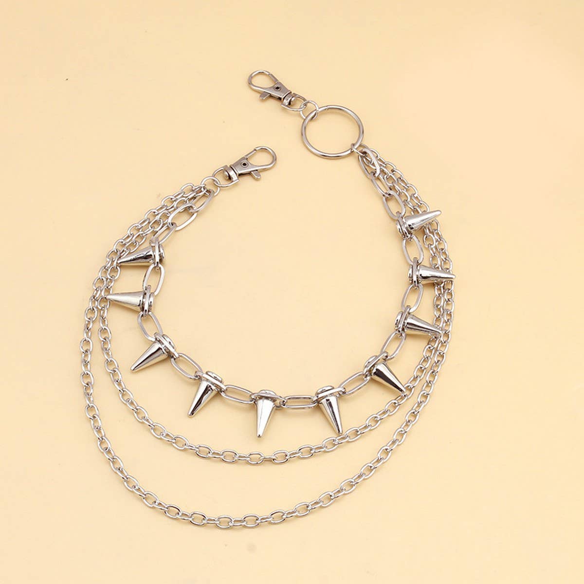 Punk Rivet Chain Belt