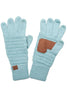 C.C Knitted Touch Screen Compatible Gloves