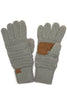 C.C Knitted Touch Screen Compatible Gloves