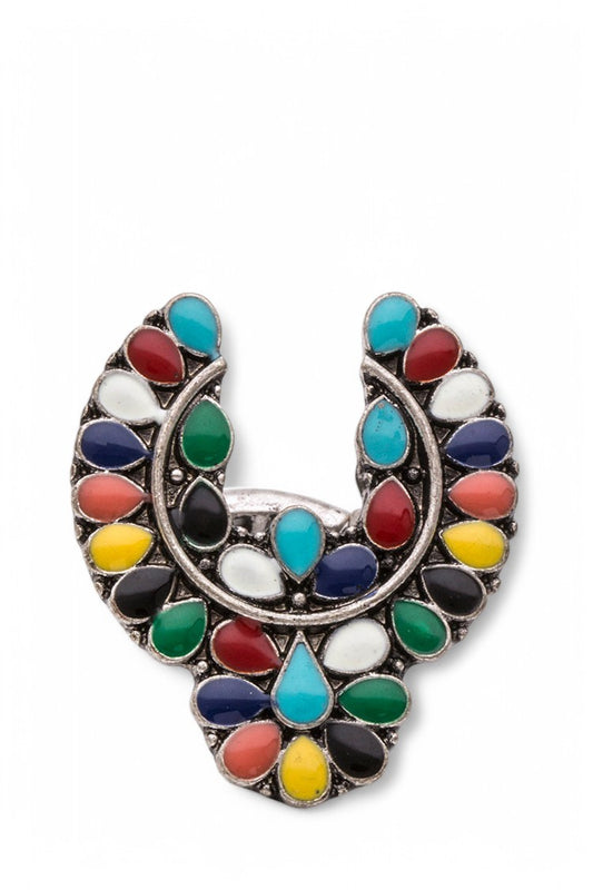 Squash Blossom Stretch Ring