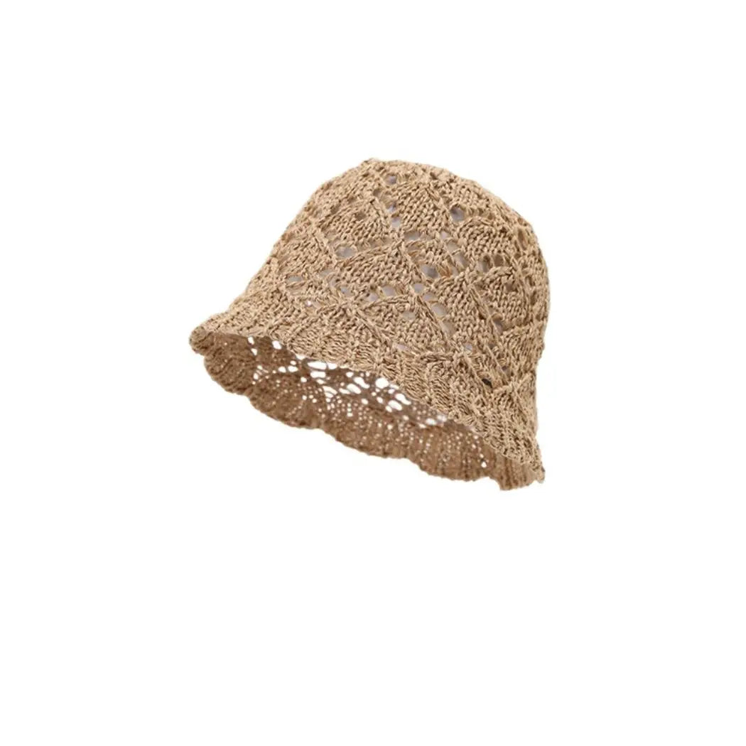 Crochet Scallop Edge Bucket Hat