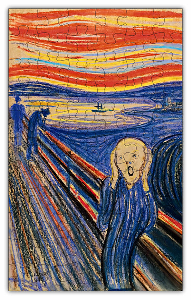 Wooden Munch "The Scream" Puzzle