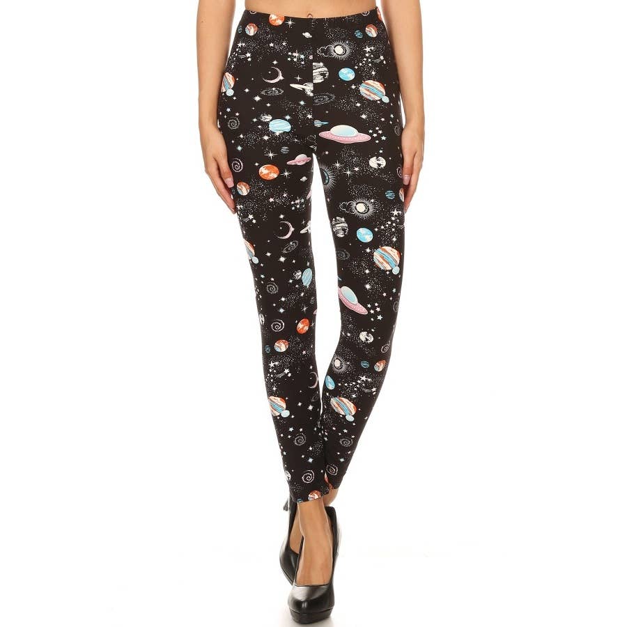 Galaxy Print Leggings