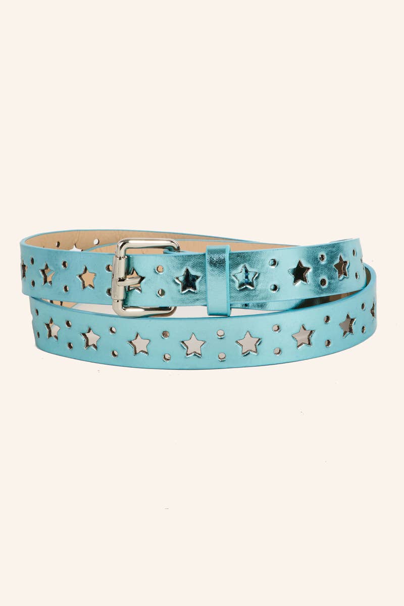 Multi Star Notch Fashion Belt