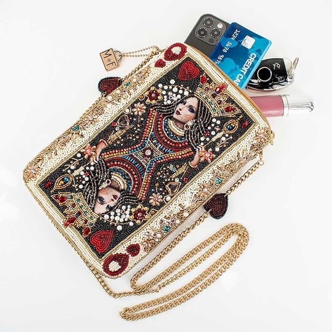 The Queen Hand Beaded Crossbody