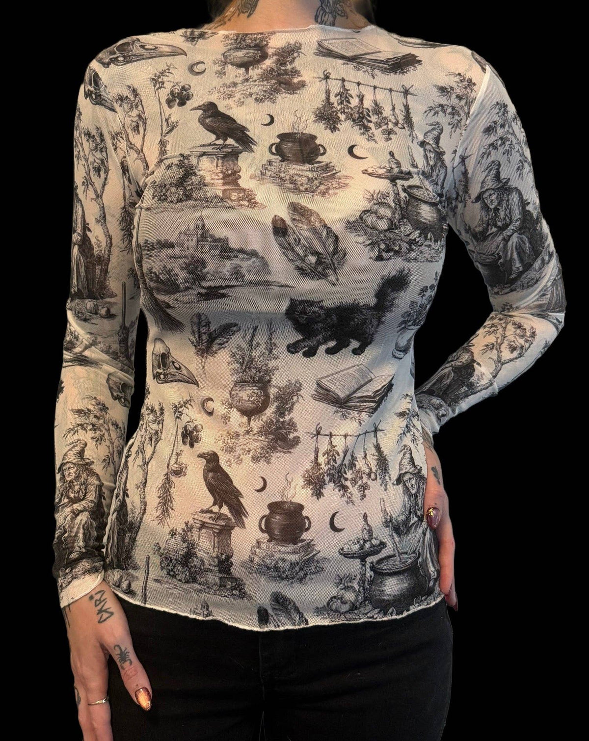 Witchcraft Sheer Mesh Top