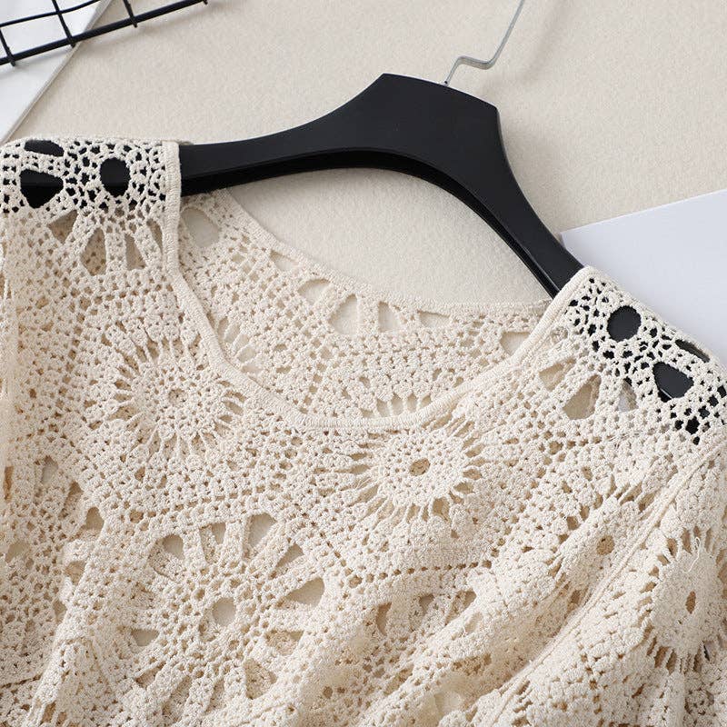 Crochet Hollow Out Top