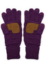 C.C Knitted Touch Screen Compatible Gloves