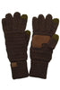 C.C Touch Screen Metallic Gloves