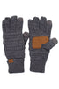 C.C Touch Screen Metallic Gloves