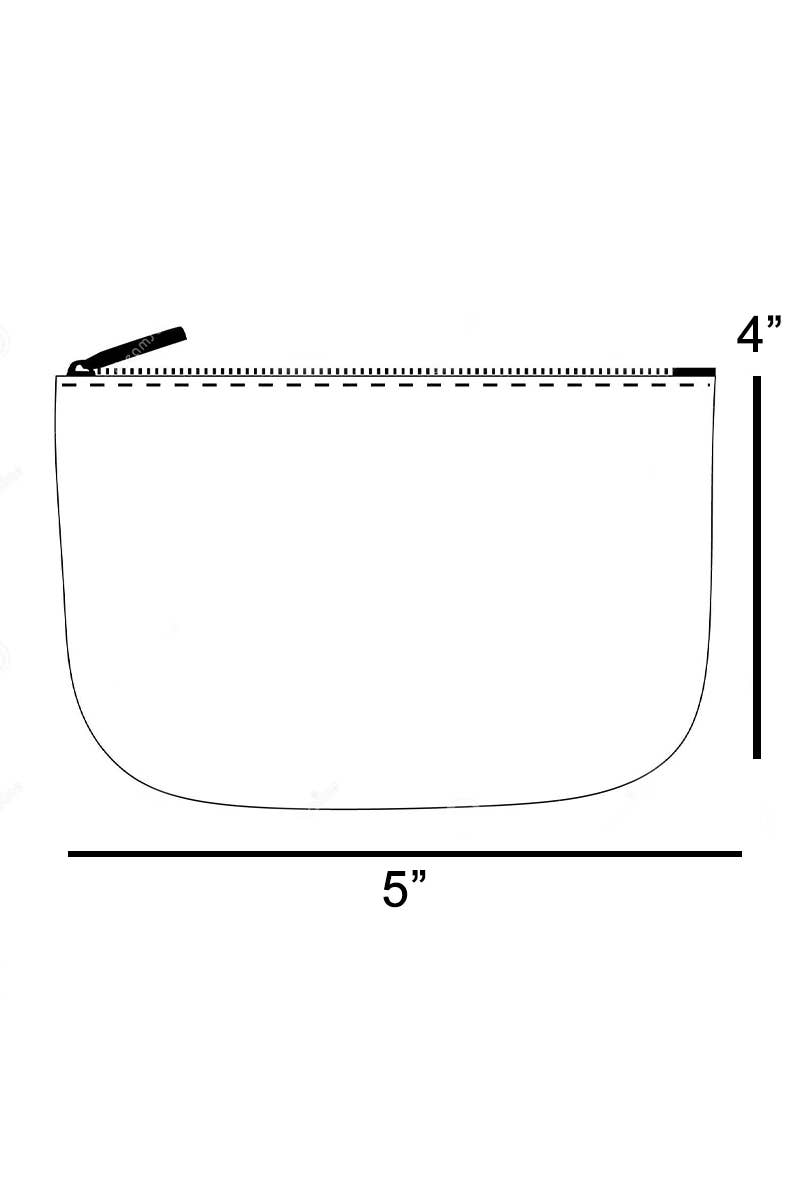 Seed Beaded Heart Coin Purse