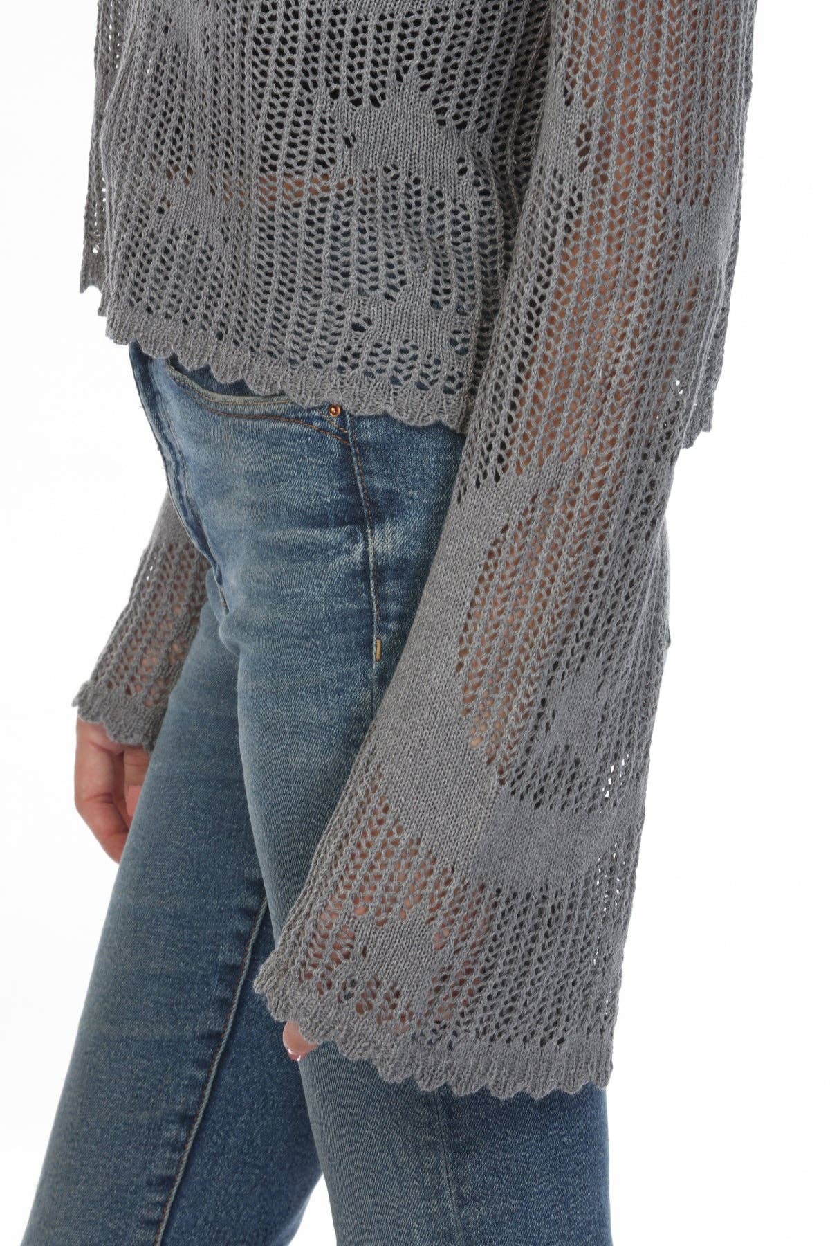 Celestial Cropped Zip Hoodie