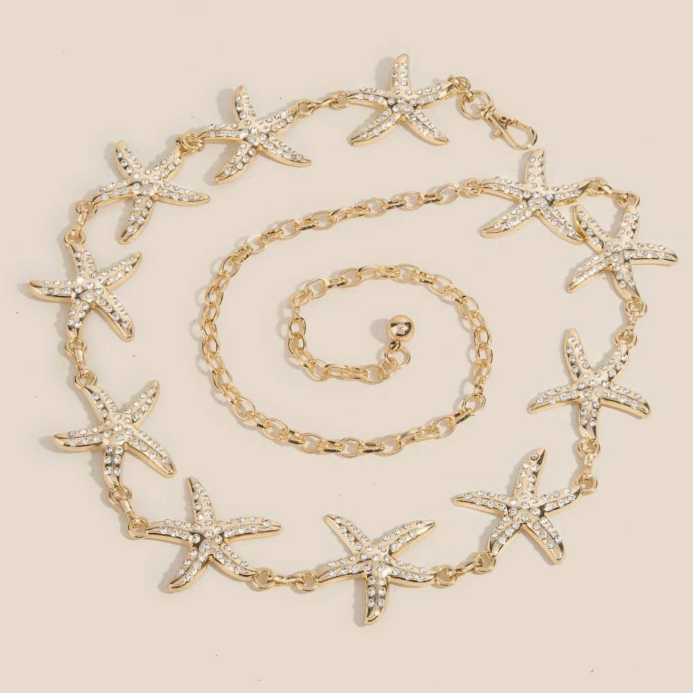 Starfish Link Chain Belt