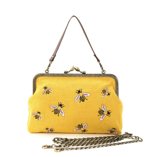Bumble Bees Kisslock Bag