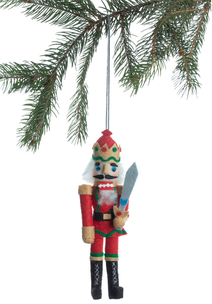 Nutcracker Felt Ornament