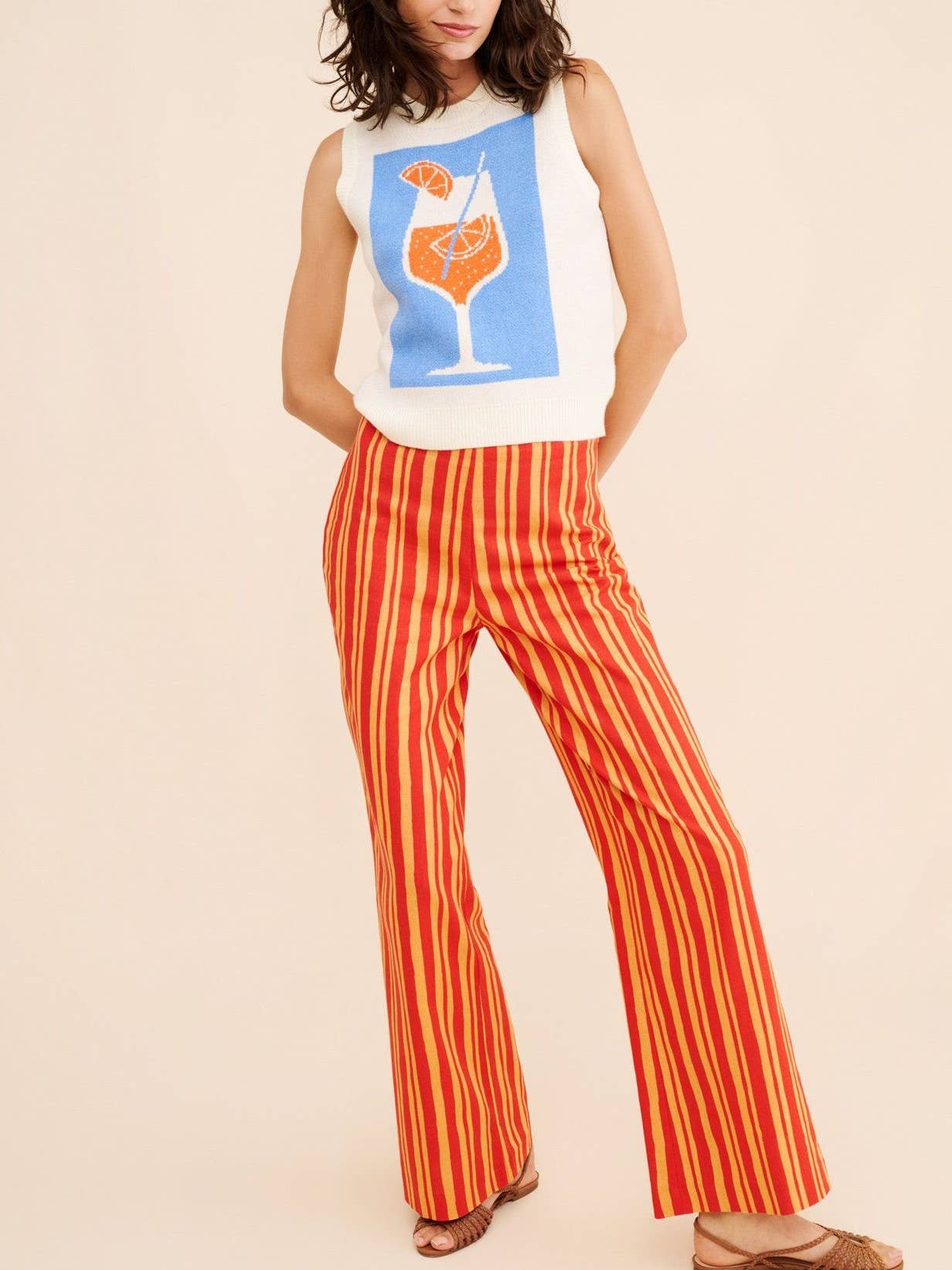 Y2k Summer Vibe Juice Sweater Vest