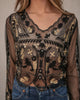 Beaded Sequin Top