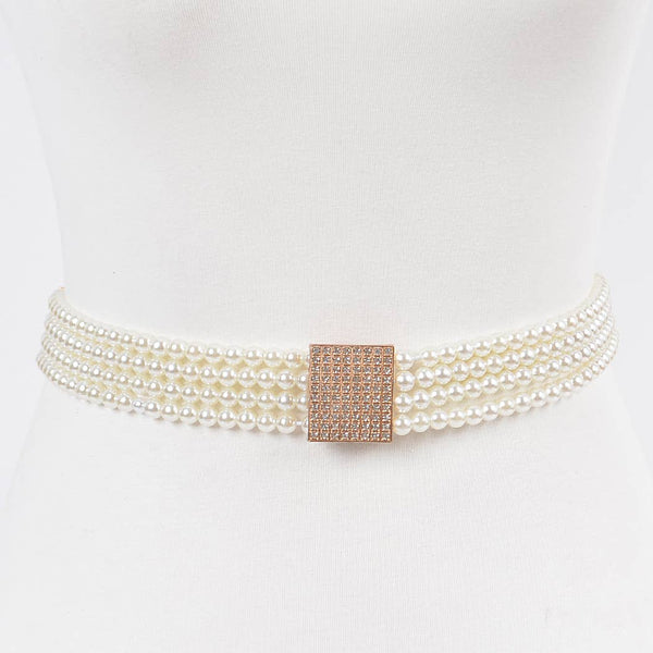 Elastic Pearl Belt