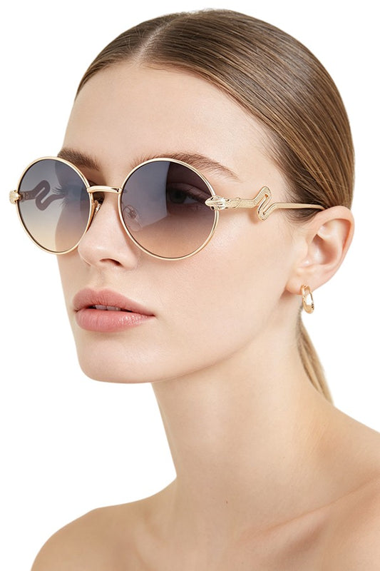 Round Snake Sunglasses