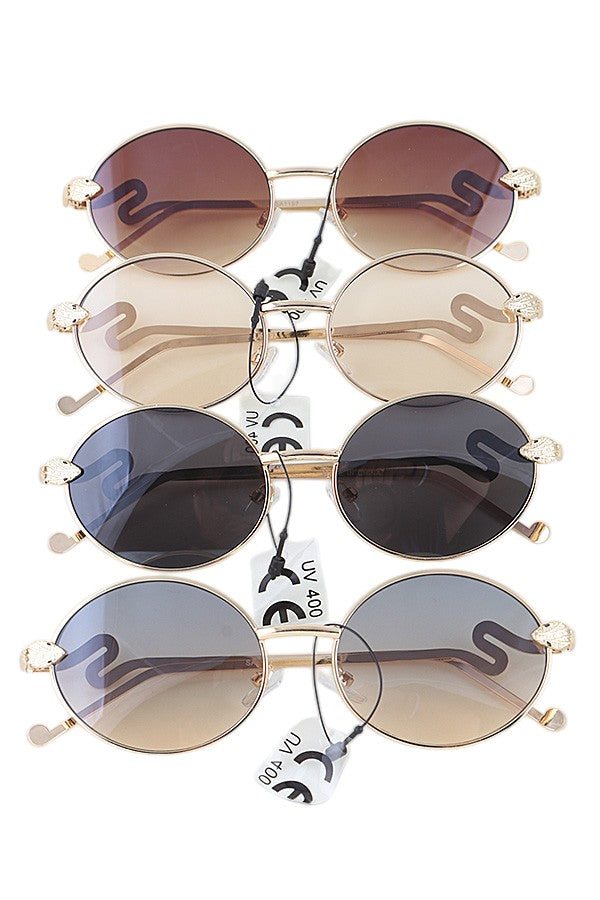 Round Snake Sunglasses