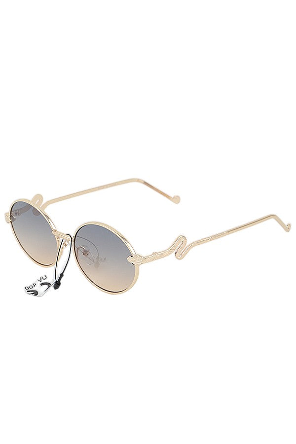 Round Snake Sunglasses
