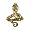 Wrapped Tight Gold Snake Ring