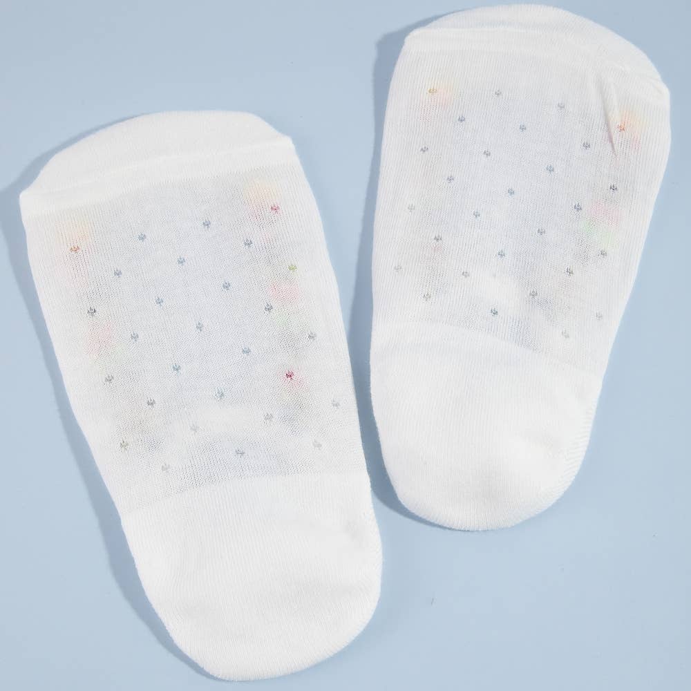 Smiley Face No Show Socks