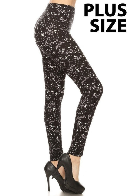 Star Print Leggings