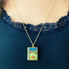 Alice In Wonderland Running Late Book Locket