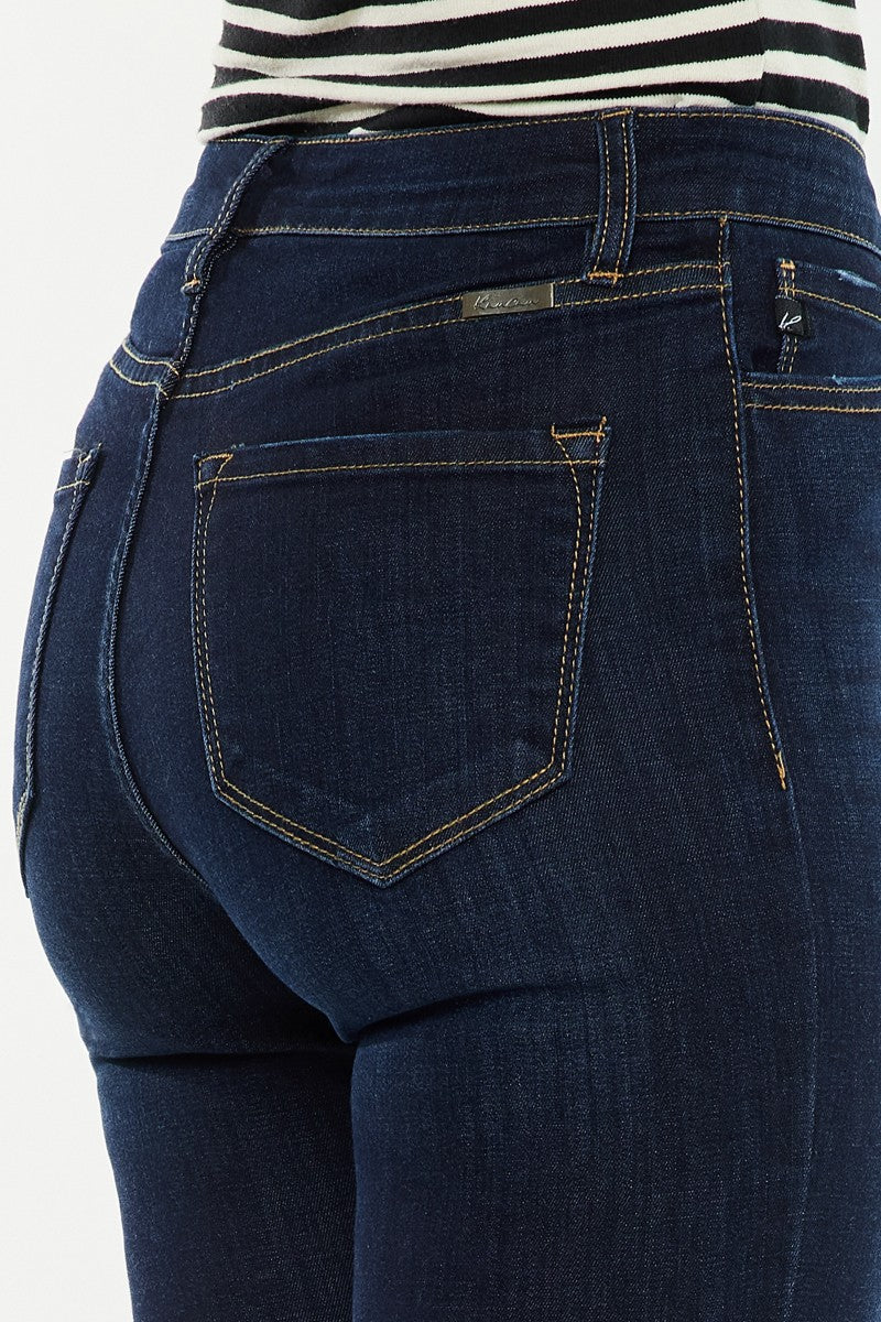 High Rise Button Fly Super Skinny Jeans