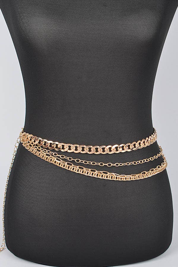 Layered Chain Drop Belt