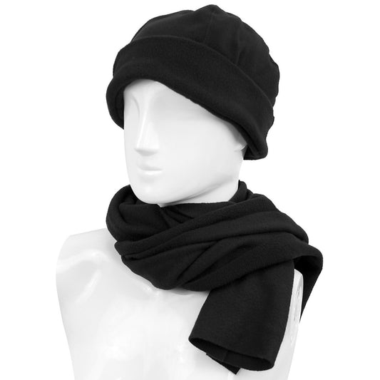 Men's Fleece Scarf & Hat Set
