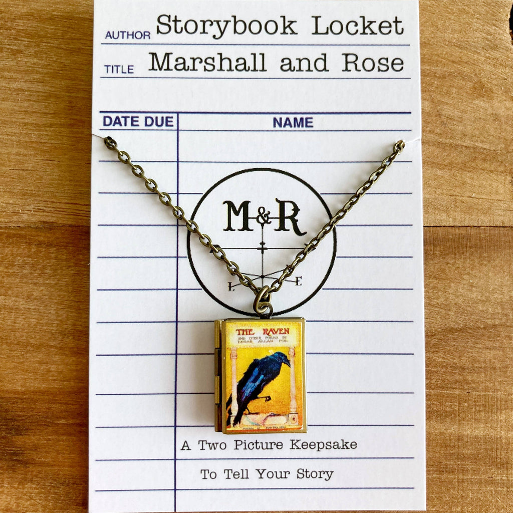 The Raven Book Locket