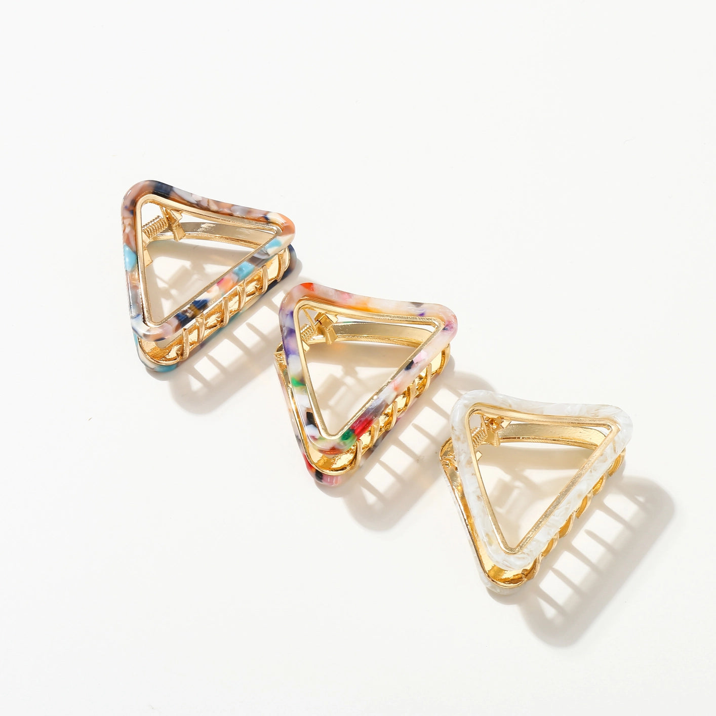 Eco-Friendly Triangle Metal Claw Clip