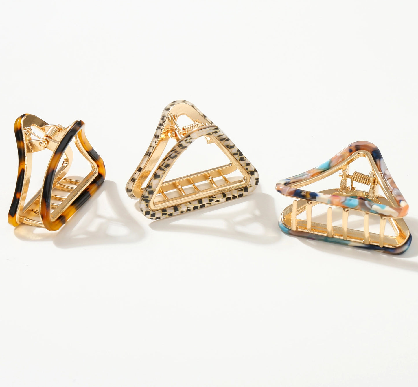 Eco-Friendly Triangle Metal Claw Clip