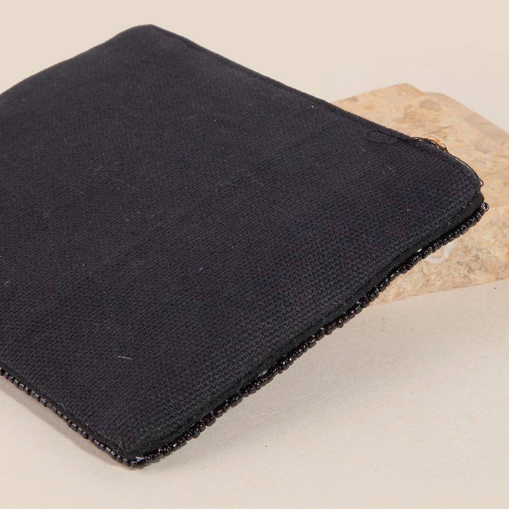 Vodka Money Seed Beaded Coin Purse