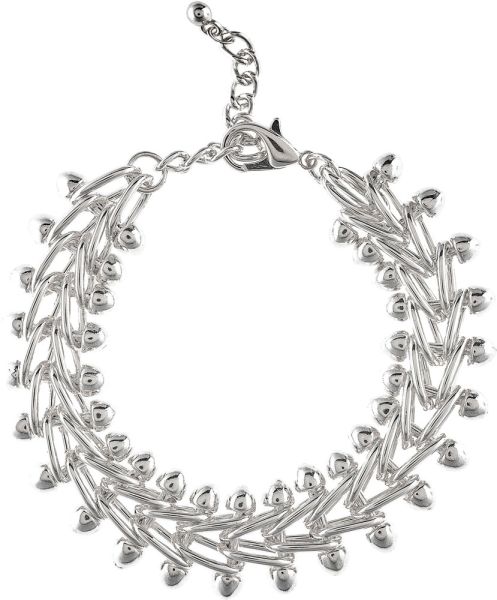 Shiny Barbell Chain Link Bracelet