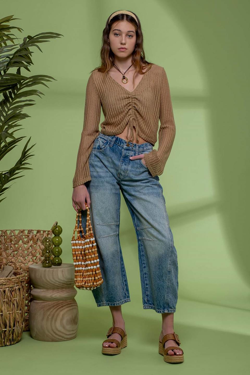 Lightweight Drawstring Top