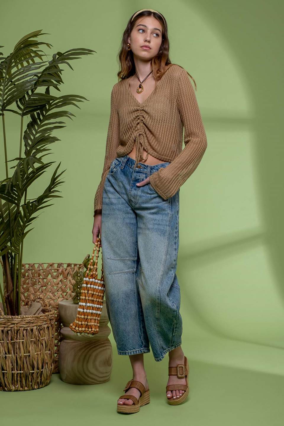 Lightweight Drawstring Top
