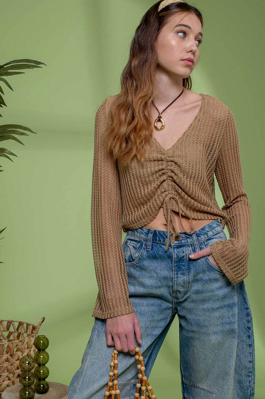 Lightweight Drawstring Top