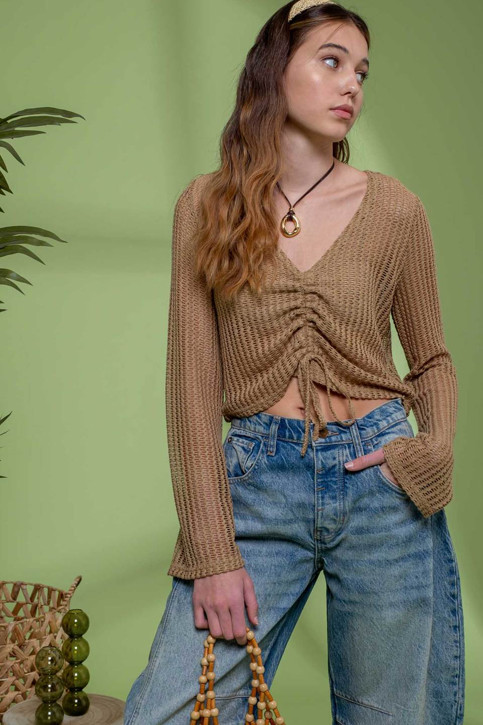 Lightweight Drawstring Top