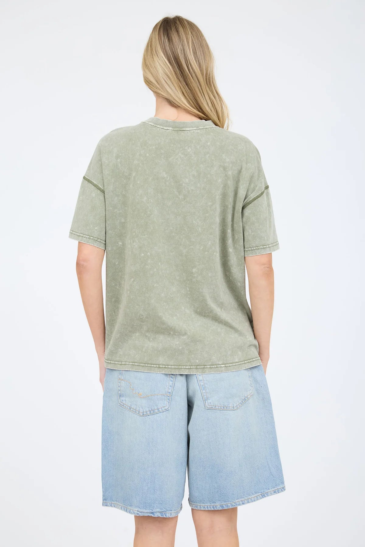 Good Vibes Oversized Washed Tee