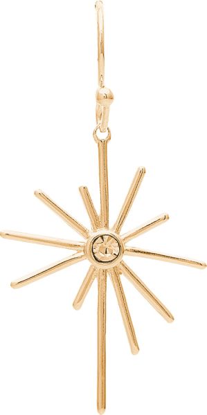 Gold Starburst Earrings