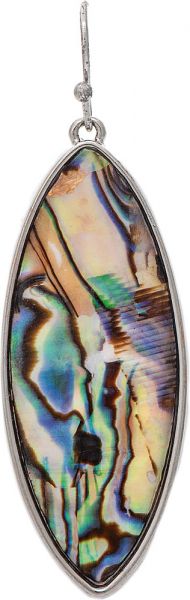 Abalone Ellipse Earrings