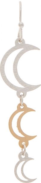 Triple Half Moon Earring